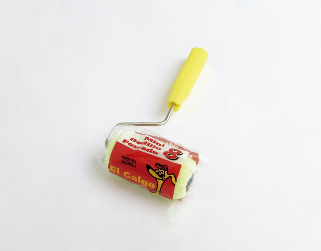 Mini Rodillo - espuma forrada - 5 cm